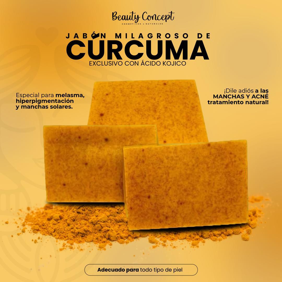 Jabon De Curcuma Y Kojico
